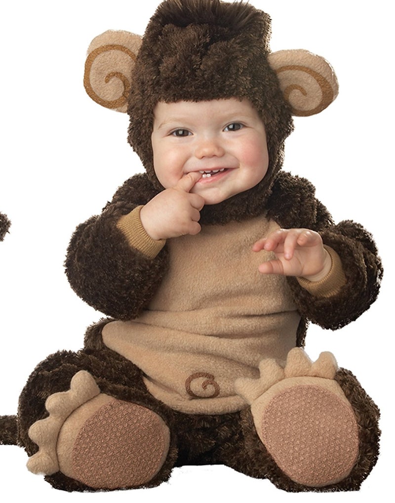 InCharacter Fun World baby boys Monkey infant and toddler costumes, Brown, Large 18 months-2T US - Image 1